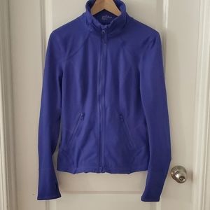 Zella Purple/Blueish Zip Up Athletic Jacket